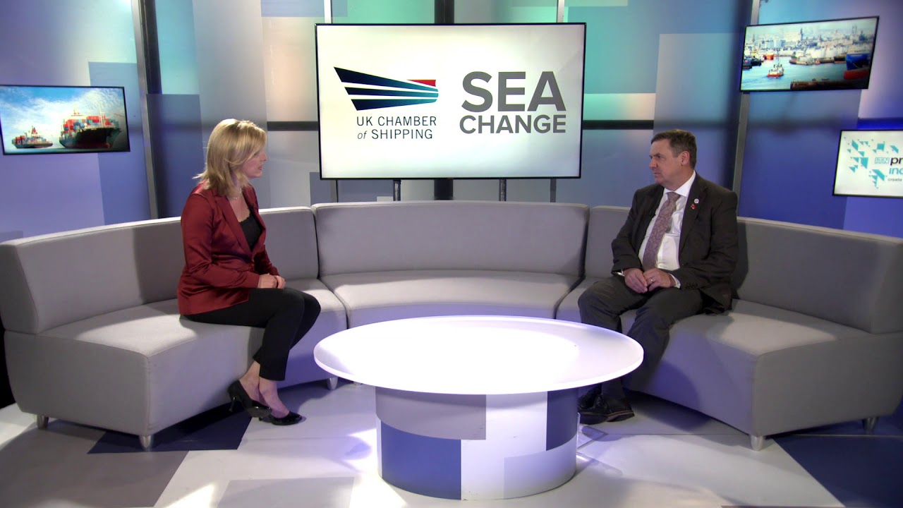 Studio interview with Guy Platten, CEO of the UK Chamber of Shipping