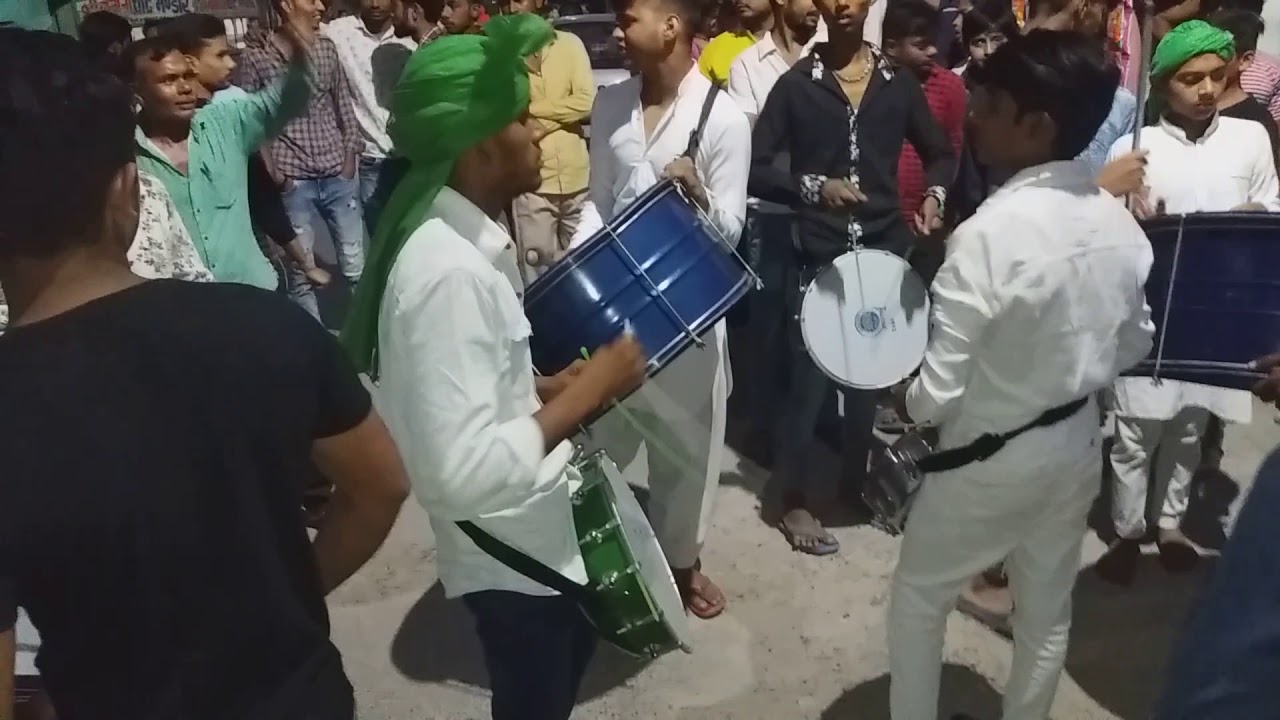 Muharram dhol tasha. Sangam vihar, delhi