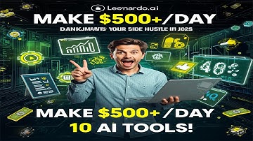 💰 Top 10 AI Tools to Make $500+/Day in 2025 🤖 | Automate Your Side Hustle 🚀