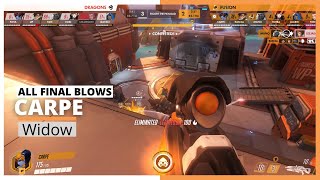 CARPE WIDOW Highlights vs Dragons | All the Final Blows | OWL Season 2021 Week 3