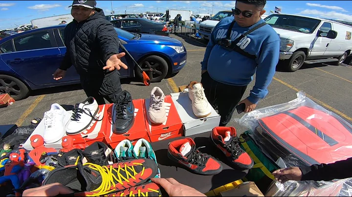 FOUND $500 AT THE FLEA MARKET. VINTAGE NIKES FOR $30. HE DID NOT LIKE MY CASH OFFERS ON HIS JERSEYS