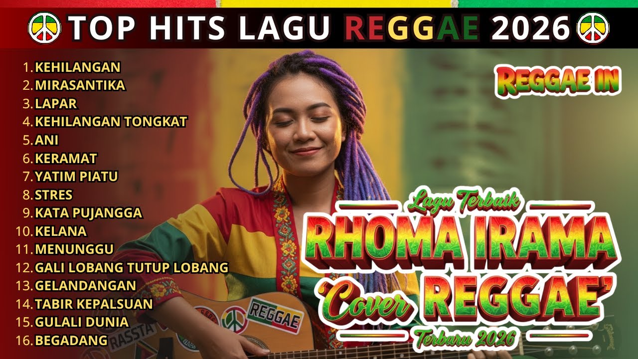 Paling Enak!! Top Hits Rhoma Irama Full Album Reggae Cover - Kumpulan Lagu Reggae Terbaru