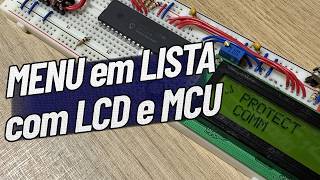 Circular List LCD Menu for Embedded Systems (HMI)