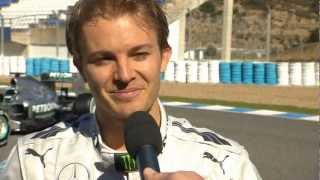 F1 W04 launch - Nico Rosberg interview