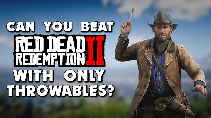 Can You Beat Red Dead Redemption 2 With Only Throwables?