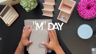 "M" Day/ start of my new schedule! 🤩