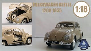 VOLKSWAGEN BEETLE 1955 1/18 | AUTOart | Обзор модели , ЛЕГЕНДАРНЫЙ ЖУК!