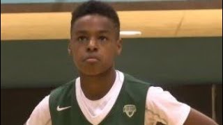 LeBron jame's 13-year-old son almost dunked his reaction says it all