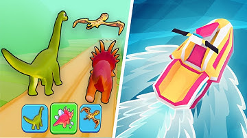 Dino Shifting VS Flippy Race - Gameplay Walkthrough - All Levels IOS, Android (Ep- 10)