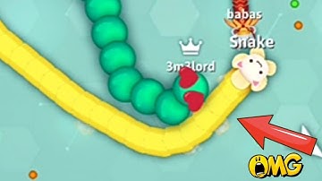 Giant Snakes Died Like A Noob Completion In Snake. Io!