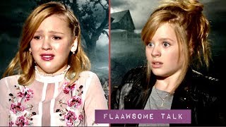 Talitha Bateman & Lulu Wilson Cry In Interview