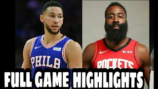 NBA HOUSTON ROCKETS VS PHILADELPHIA 76ERS | FULL GAME HIGHLIGHTS | LATEST