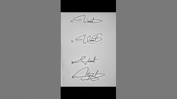 V letter signature style video #virat signs#viratkohli #virat signature #calligraphy #handwriting