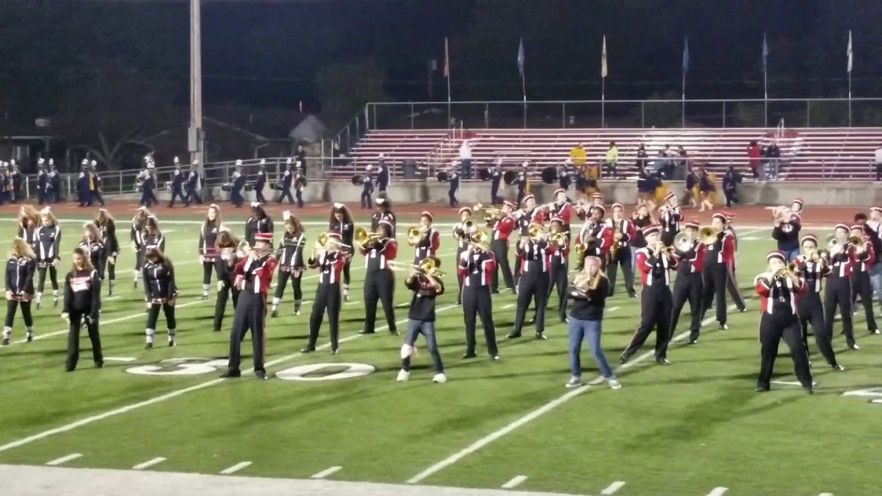 Wayne High School Marching Band and Warriorettes 10/20/17 After the