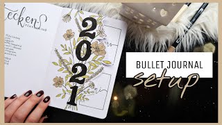MY 2021 BULLET JOURNAL SETUP | Neutral & Floral | Dejana Pasic