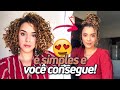 COMO FAZER COQUE EM CABELO CACHEADO | Coque em Cabelo Curto Cacheado