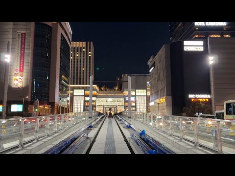 2025/03/24 駅前大橋から望む広島駅の夜景