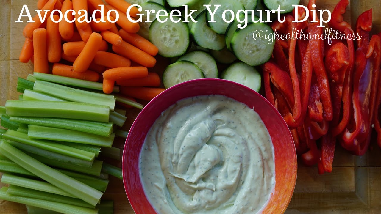 Avocado Greek Yogurt Dip | Jax Jeffkin - YouTube