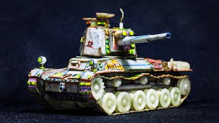 Type 3 Chi-Nu II 75mm Long-Barreled Version 1/72 Scale Scratch Built Model Part 1