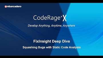 #26 - FixInsight Deep Dive: Squashing Bugs with Static Code Analysis