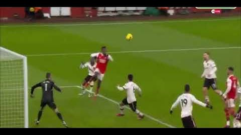 Eddie Nketiah Header Arsenal vs Manchester United 1-1 #arsenal #manchesterunited