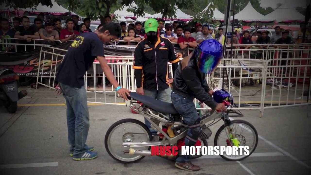 YAMAHA 125Z STD BODY KBS MALAYSIAN DRAG RACE 2013 R3 YouTube