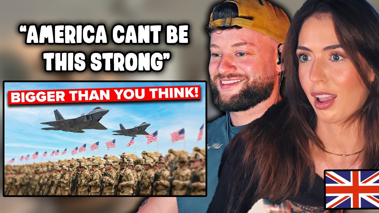 SHOCKED British Girl First Time Reacting to the Power of the US Military!