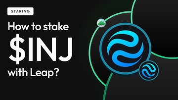 Stake Injective using Leap Wallet Mobile App