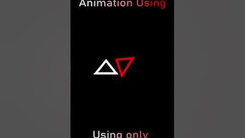 How to make animation using html css (triangle animation)(html)(html animation)(css animation)#html