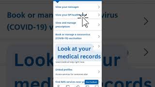 Use the #NHS App for #gp services #patients #education #practicemanager #selfhelp #selfcare screenshot 5