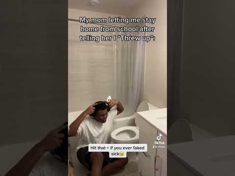 *TIKTOK* WHO USED TO FAKE SICK???🤧 SUB 4 MORE!!! #relatable #trending #tiktok #shorts