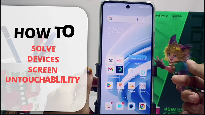How To Fix Device Screen Untouchability In Infinix Note 30 NFC/Note 30 Pro