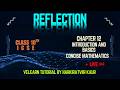 REFLECTION | CHAPTER 12 | EXERCISE 12 | CONCISE MATHEMATICS | CLASS 10 | ICSE | PART 3