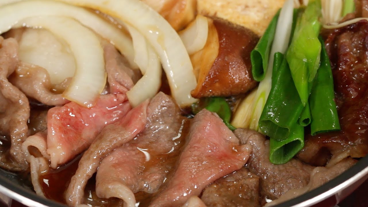 ⁣Kansai-style Sukiyaki Recipe | Cooking with Dog