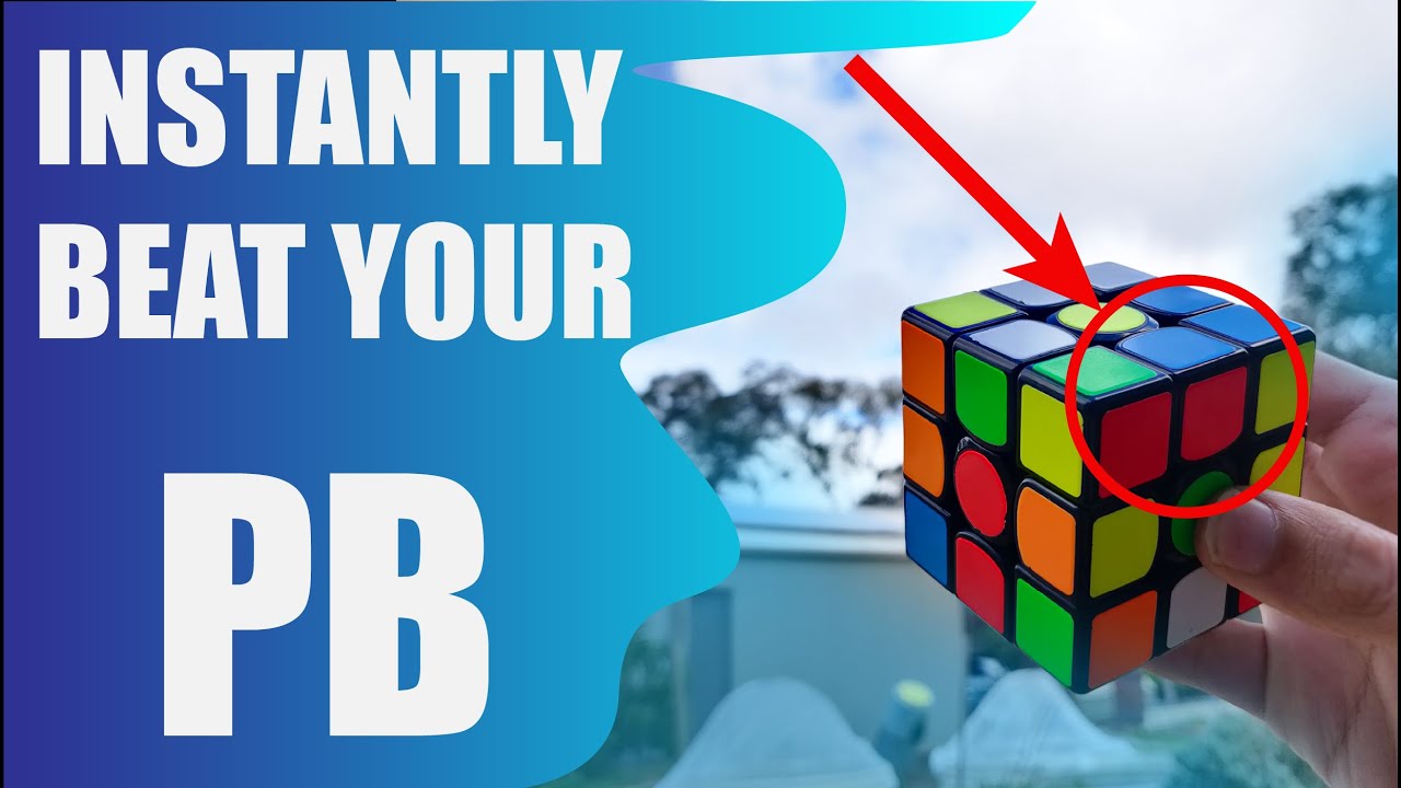 INSTANTLY BEAT YOUR PB | 3x3 Rubik's cube trick