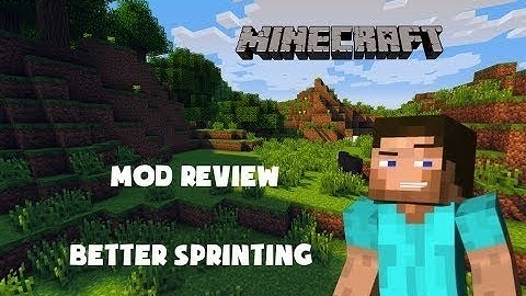 Minecraft Mod Better Sprinting Second Mod review!