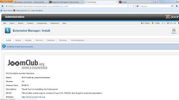 RSS FeedList Joomla Extension