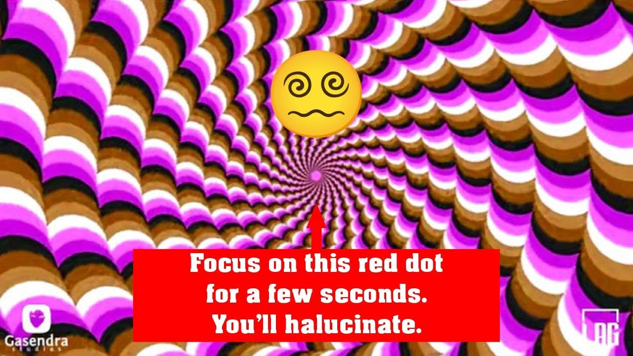 One Hour Spiral Spinning Hypnosis Therapy Eye Care Colored