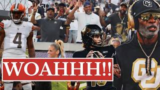 Browns Crush By Jacksonville Jaguars 34-10 + Colorado Football Team  Unc Steve, Jr Boxing &  BWatts