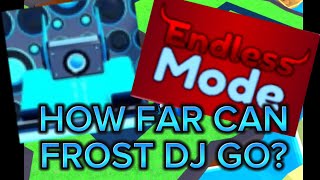 How far can Frost DJ Speakerman go on Endless Mode?