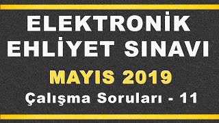 MAYIS 2019 ELEKTRONİK Ehliyet Sınav SORULARI ve CEVAPLARI - 11