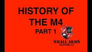Historia y desarrollo de la carabina M4 Parte 1
