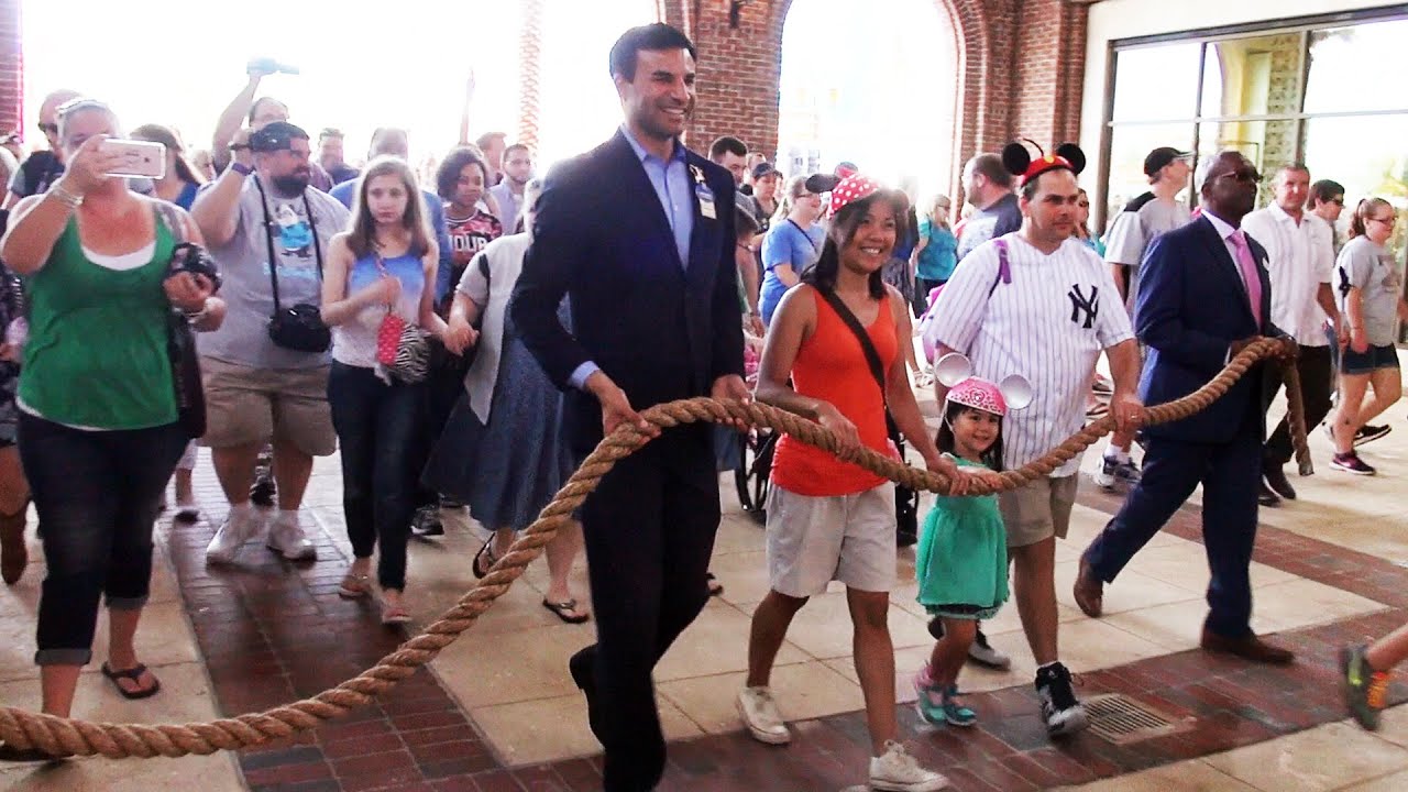 walt disney world vacation Disney Springs Town Center Opening Moment, First Family & Rope Drop, Walt Disney World