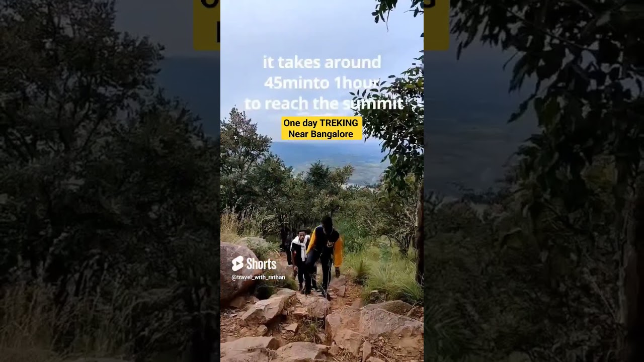 A Day Trekking near Bangalore🔥🧗 