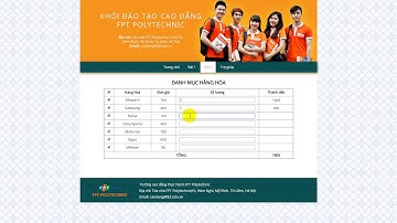 Video demo Assignment giai đoạn 1 môn WEB1042