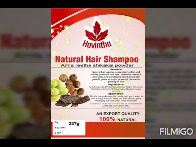 Havintha natural hair shampoo review not a paid promotion.. ivan nallavana  kettavana.. - YouTube