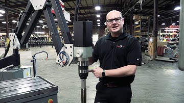 1 7/8" ACME Thread Tap Test for American AVK Using GHM-60 Hydraulic FlexArm Tapping Arm