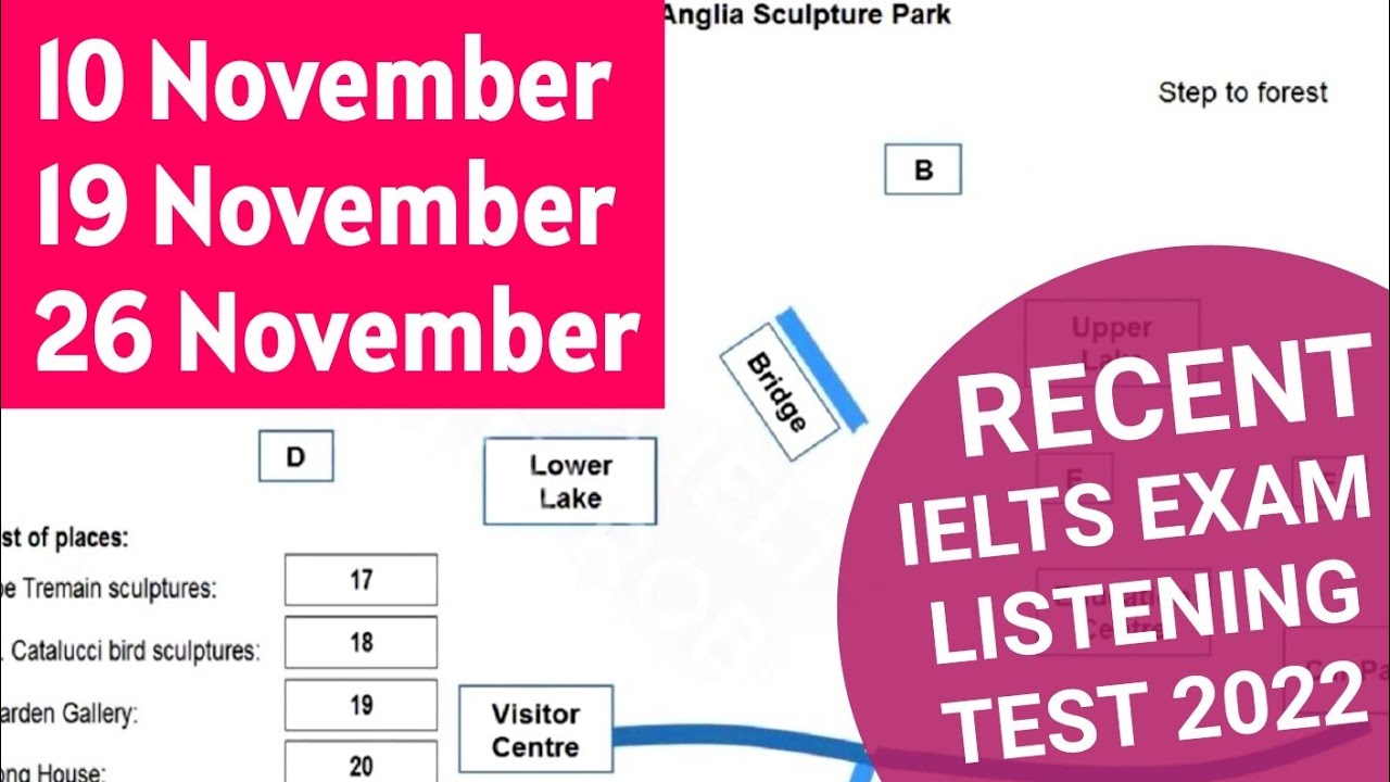 Recent Ielts exam listening, 10 November Ielts exam, 19 November Ielts ...