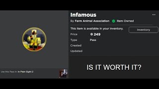 Roblox In Plain Sight 2 Infamous Gamepass Review