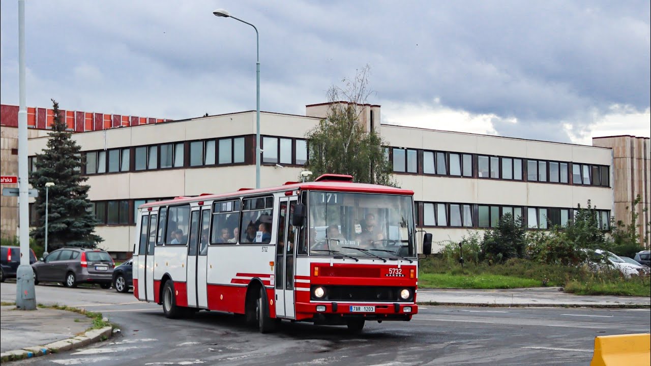 Jízda autobusem Karosa B732.1654 (LIAZ+Praga) ev.č. 5732 na běžné lince 171